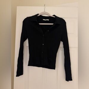 Abercrombie & Fitch Black Knit long sleeve